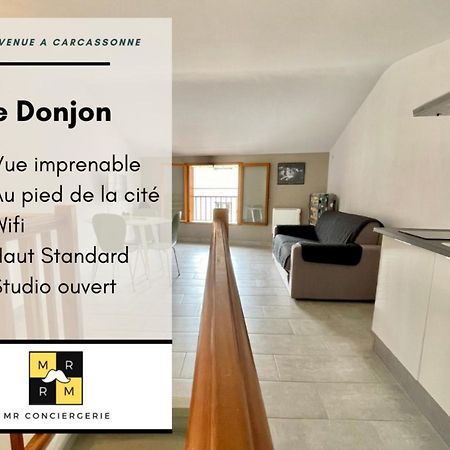Le Donjon - Vue Cite Pied Cite Medievale Neuf Carcassonne Luaran gambar